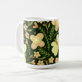 Blume der Schmetterlinge Kaffeetasse (Vorderseite Links)