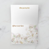 Blume der schönen Jahreszeit Karte (Innenseite)