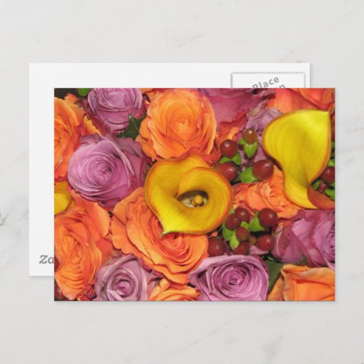 Blume der Schönheit Postkarte (Vorne/Hinten)