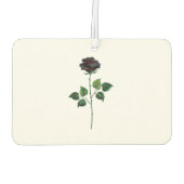 Blume der schwarzen Rose Autolufterfrischer (Rückseite)