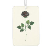 Blume der schwarzen Rose Autolufterfrischer (Rückseite)