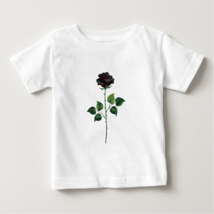 Blume der schwarzen Rose Baby T-shirt