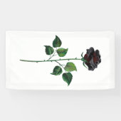 Blume der schwarzen Rose Banner (Horizontal)