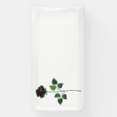 Blume der schwarzen Rose Banner (Vertikal)