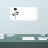 Blume der schwarzen Rose Banner (Messe)