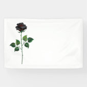 Blume der schwarzen Rose Banner (Horizontal)