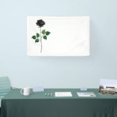 Blume der schwarzen Rose Banner (Messe)