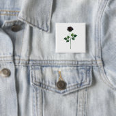 Blume der schwarzen Rose Button (Beispiel)