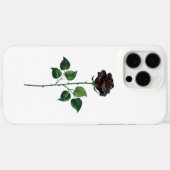 Blume der schwarzen Rose Case-Mate iPhone Hülle (Rückseite (Horizontal))