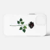 Blume der schwarzen Rose Case-Mate iPhone Hülle (Rückseite (Horizontal))