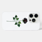 Blume der schwarzen Rose Case-Mate iPhone Hülle (Rückseite (Horizontal))