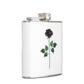Blume der schwarzen Rose Flachmann (Rechts)