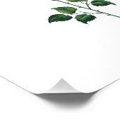 Blume der schwarzen Rose Fotodruck (Ecke)