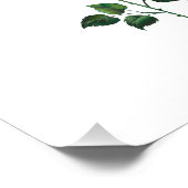 Blume der schwarzen Rose Fotodruck (Ecke)