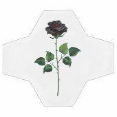 Blume der schwarzen Rose Fußball (Flach)