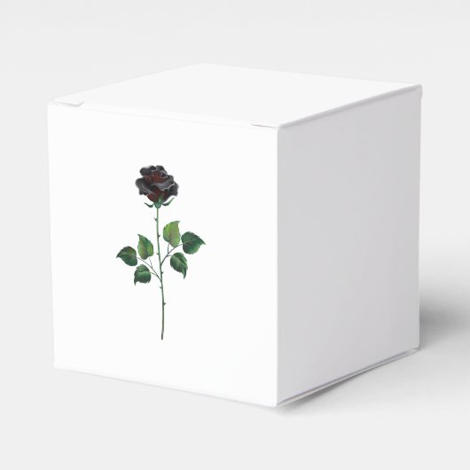 Blume der schwarzen Rose Geschenkschachtel (Vorderseite)