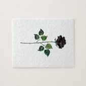Blume der schwarzen Rose Puzzle (Horizontal)