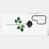 Blume der schwarzen Rose Samsung Galaxy Hülle (Rückseite (Horizontal))