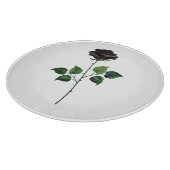 Blume der schwarzen Rose Schneidebrett (Ecke)