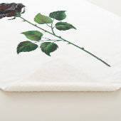 Blume der schwarzen Rose Sherpadecke (3/4)