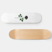 Blume der schwarzen Rose Skateboard (Horizontal)