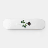 Blume der schwarzen Rose Skateboard (Horizontal)