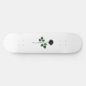 Blume der schwarzen Rose Skateboard (Horizontal)