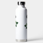 Blume der schwarzen Rose Trinkflasche (links)