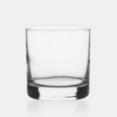 Blume der schwarzen Rose Whiskyglas (Rechts)