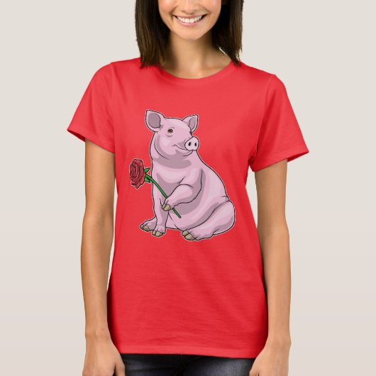 Blume der Schweinezucht T-Shirt (Vorderseite)