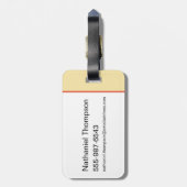 Blume der Scooby-Doo-Mystery-Maschine Gepäckanhänger (Rückseite vertikal)