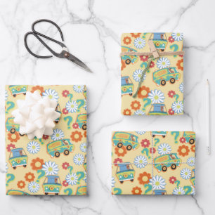 Blume der Scooby-Doo-Mystery-Maschine Geschenkpapier Set