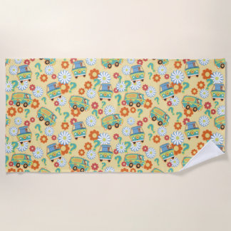 Blume der Scooby-Doo-Mystery-Maschine Strandtuch