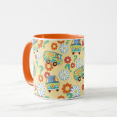 Blume der Scooby-Doo-Mystery-Maschine Tasse (Vorderseite Links)
