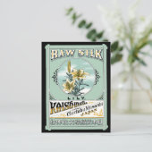 Blume der Seidenlilie Postkarte (Stehend Vorderseite)