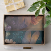 Blume der Sommernacht der Libellen Seidenpapier (Geschenk)