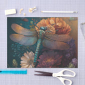 Blume der Sommernacht der Libellen Seidenpapier (Handwerk)