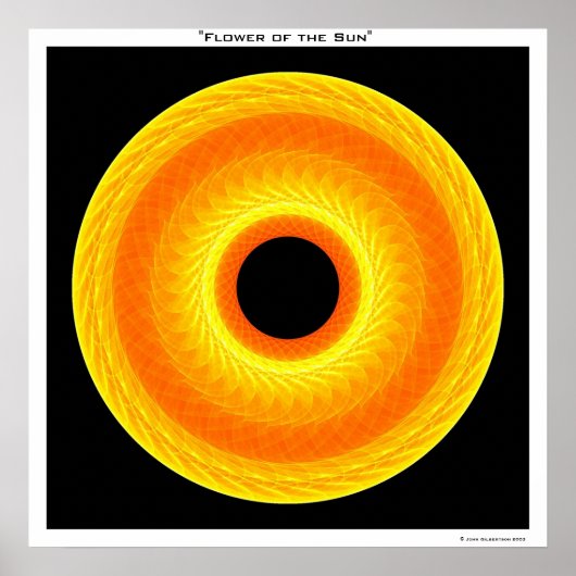 Blume der Sonne Poster (Vorne)