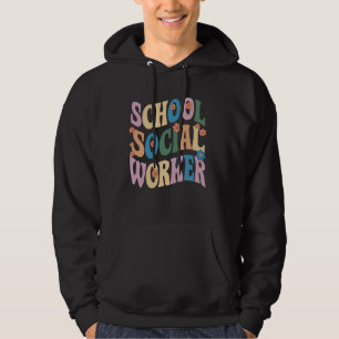 Blume der Sozialarbeiter in der Schule Hoodie