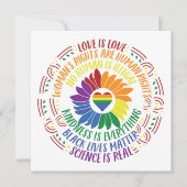 Blume der sozialen Gerechtigkeit - Kunst, Dichtung (Vorderseite)