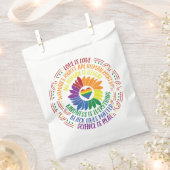 Blume der sozialen Gerechtigkeit - Kunst Geschenktütchen (Ausgeschnitten)