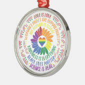 Blume der sozialen Gerechtigkeit - Kunst Ornament Aus Metall (Links)