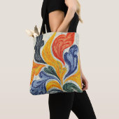 Blume der Stille Träume Abstrakt Tasche (Von Nahem)