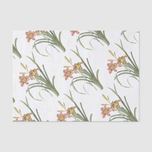 Blume der Taglilie Seidenpapier (Vorderseite)
