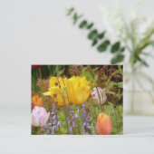 Blume der Tenderness Postkarte (Stehend Vorderseite)