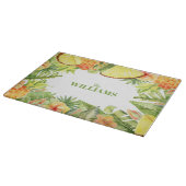 Blume der tropischen Obstgärten Schneidebrett (Ecke)