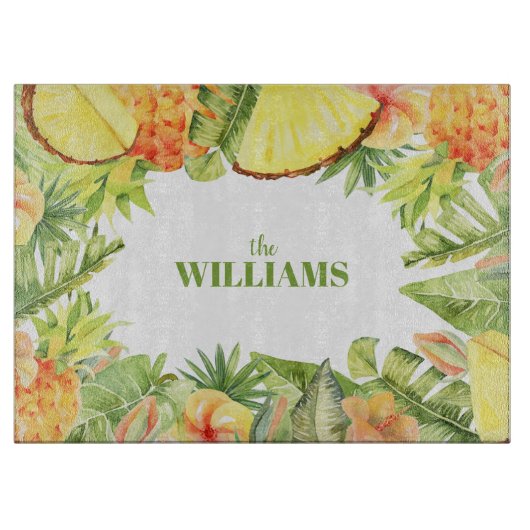 Blume der tropischen Obstgärten Schneidebrett (Vorderseite)