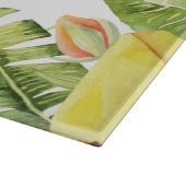 Blume der tropischen Obstgärten Schneidebrett (Ecke)