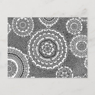 Blume der Uhr Postkarte