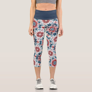Blume der Unabhängigkeit Capri Leggings